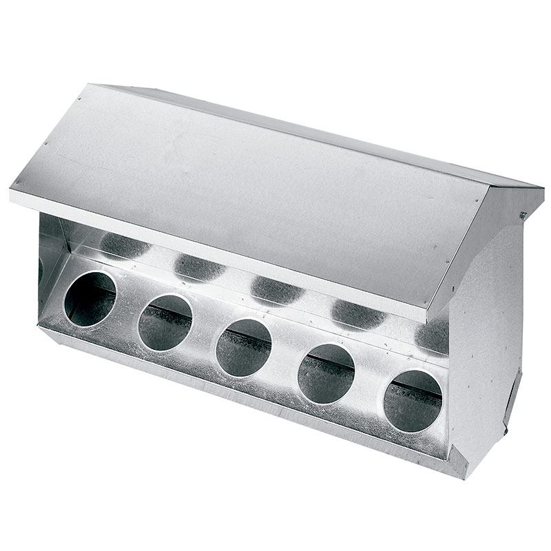 Tolva Comedero para conejos con tapa - 10 Huecos