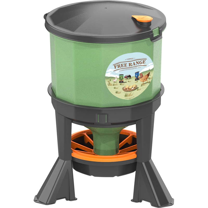 Comedero Aves 35L C/Patas (En caja 4 unidades)