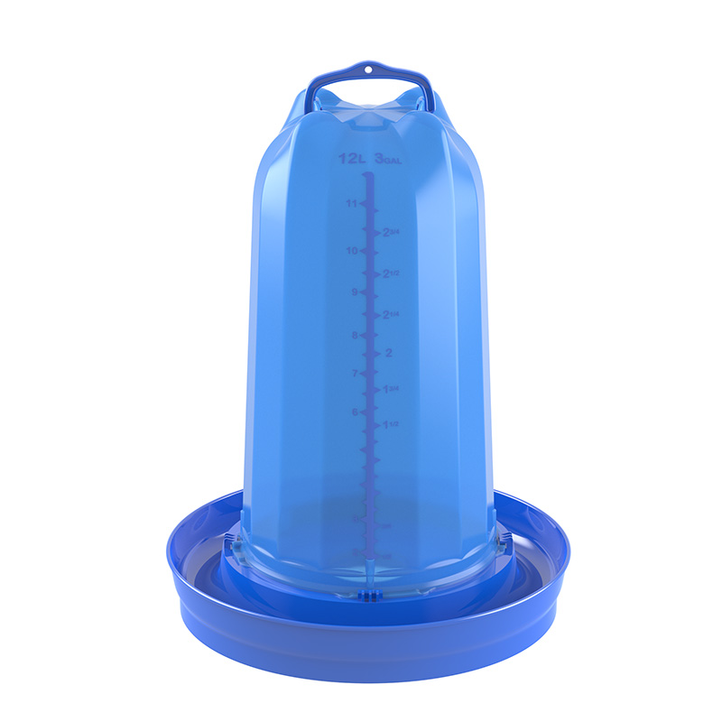 Bebedero pollos 12L Royal Azul