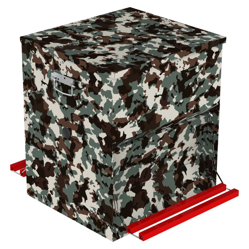 Comedero Tolva Aves Safeed 50Kg -  83.5L Camuflaje