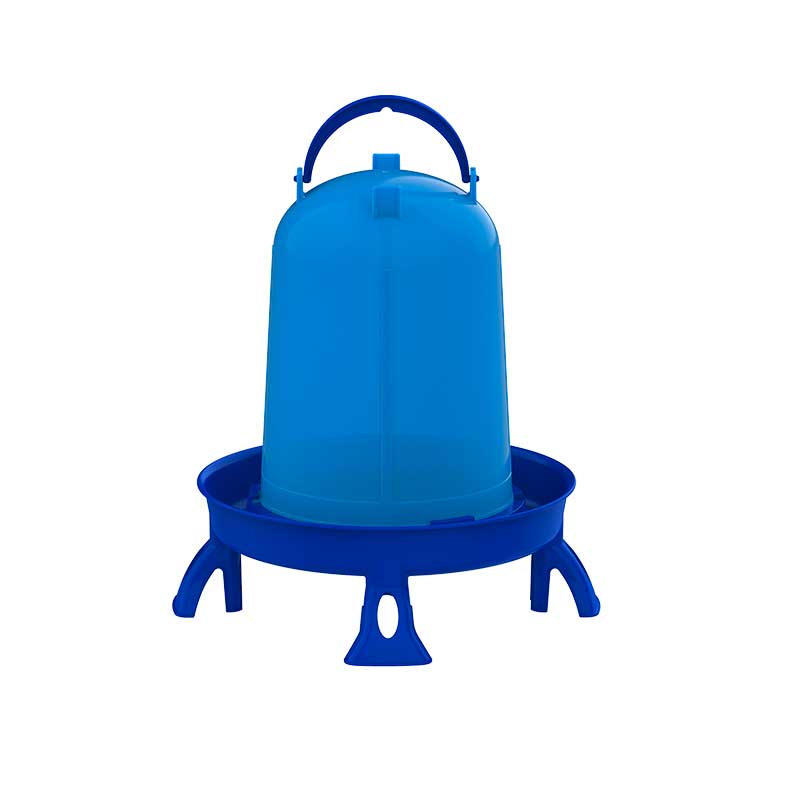 Bebedero Eco de plástico con patas - 10 l. azul