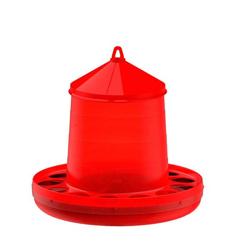 Tolva de plástico - 12 kg./ 20 l. rojo