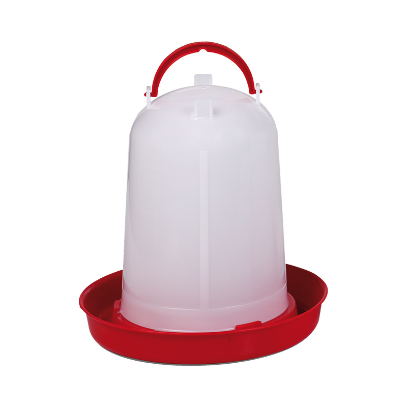 Bebedero Eco de plástico - 1,5 l. rojo