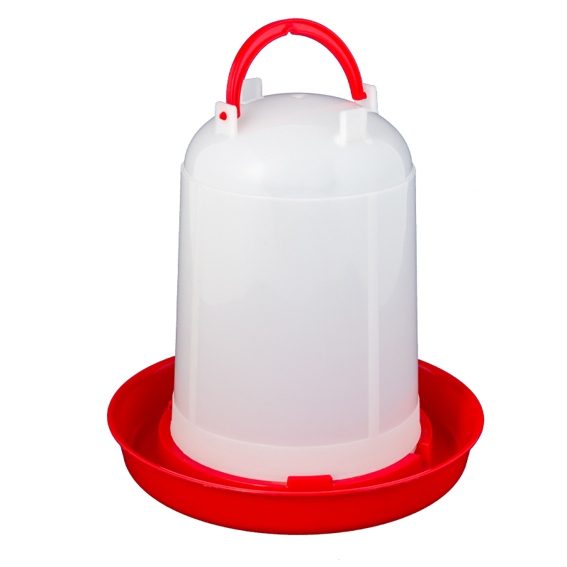 Bebedero Eco de plástico - 5 l. rojo