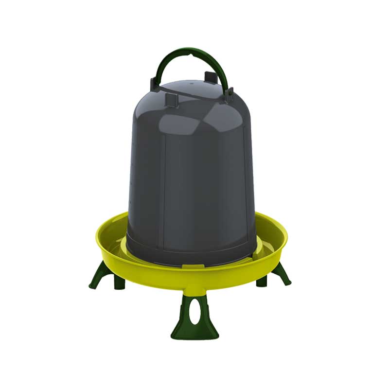 Bebedero Eco de plástico reciclado con patas  - 8 l.