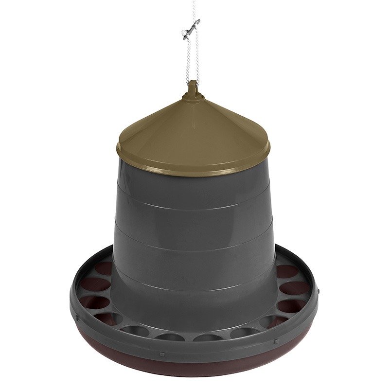 Tolva de plástico reciclado - 8 kg./ 12 l.