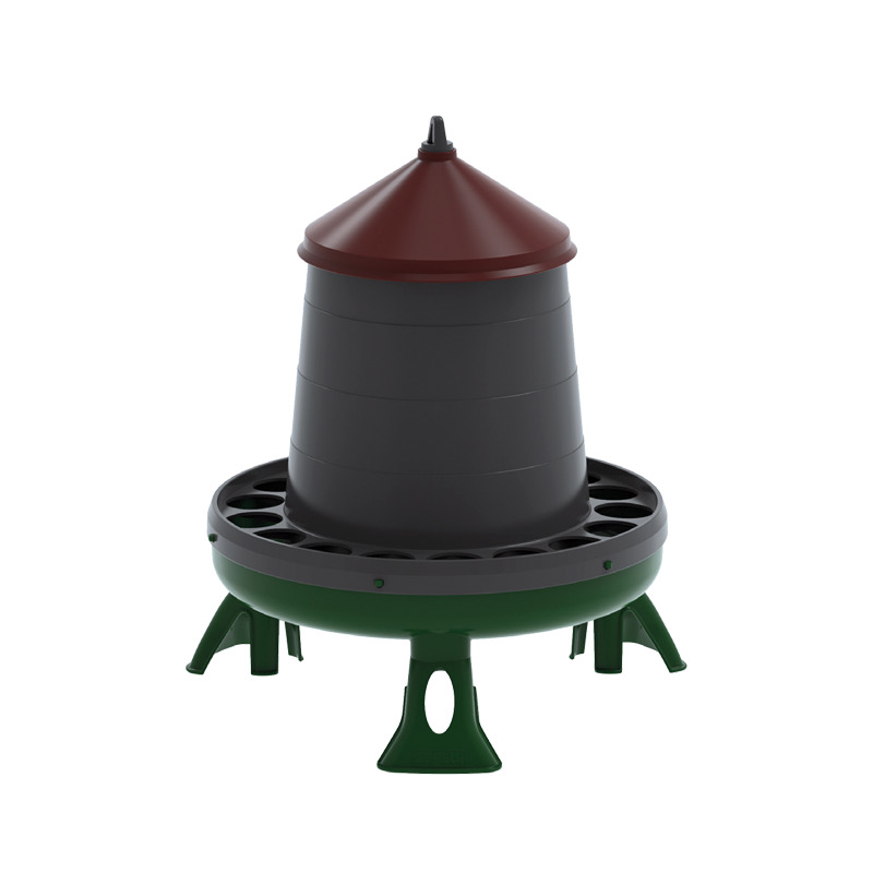 Tolva de plástico reciclado con patas - 8 kg./ 12 l.