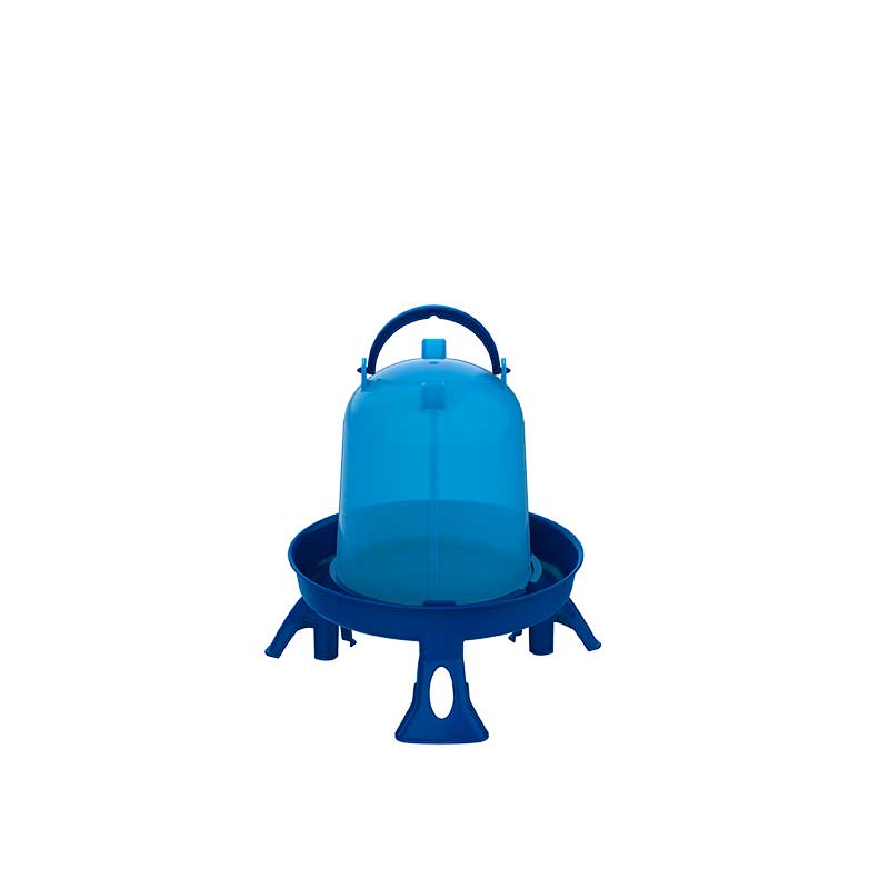 Bebedero Eco de plástico con patas - 1,5 l. azul