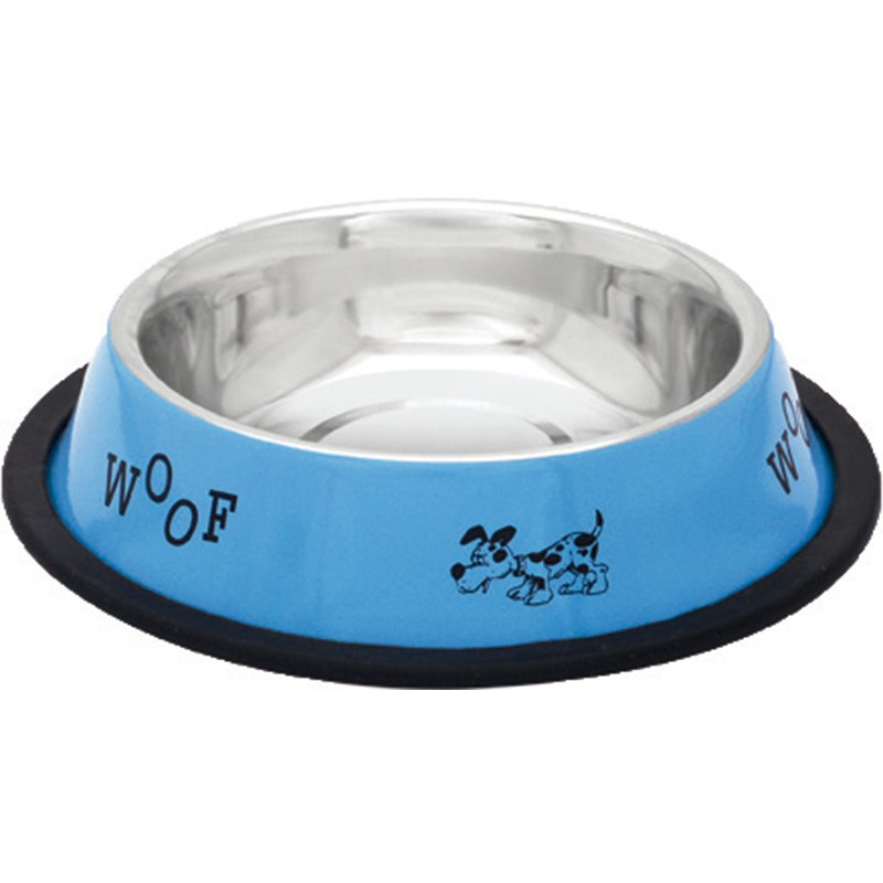 Comedero de acero inoxidable Modelo Azul perros - Talla XL