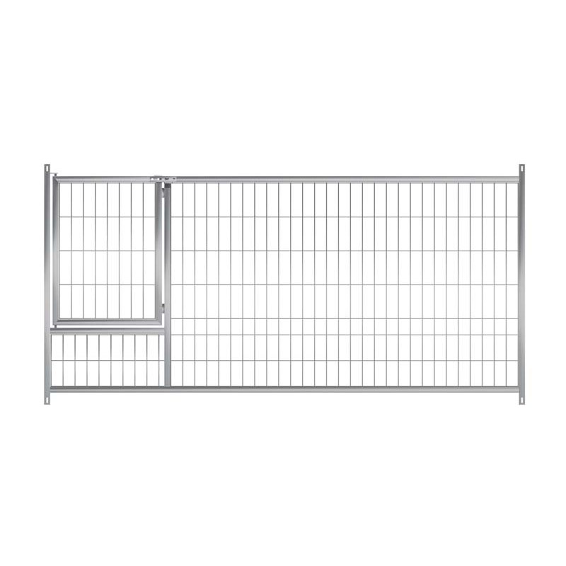 Frente con malla con puerta para boxes de cachorros - 150x100 cms.
