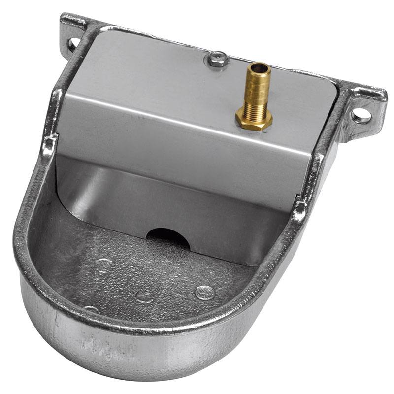 Bebedero de aluminio P-3. Entrada de agua vertical