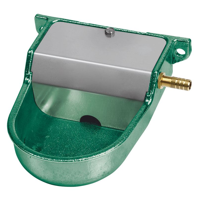 Bebedero de aluminio P-3. Entrada de agua horizontal - Pintado