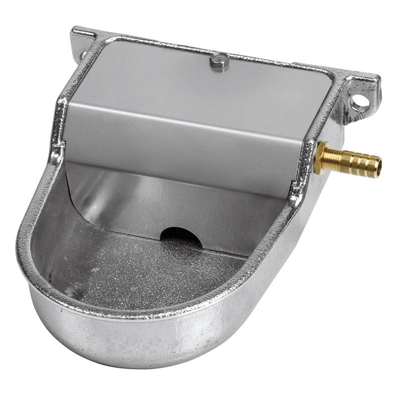 Bebedero de aluminio P-3. Entrada de agua horizontal