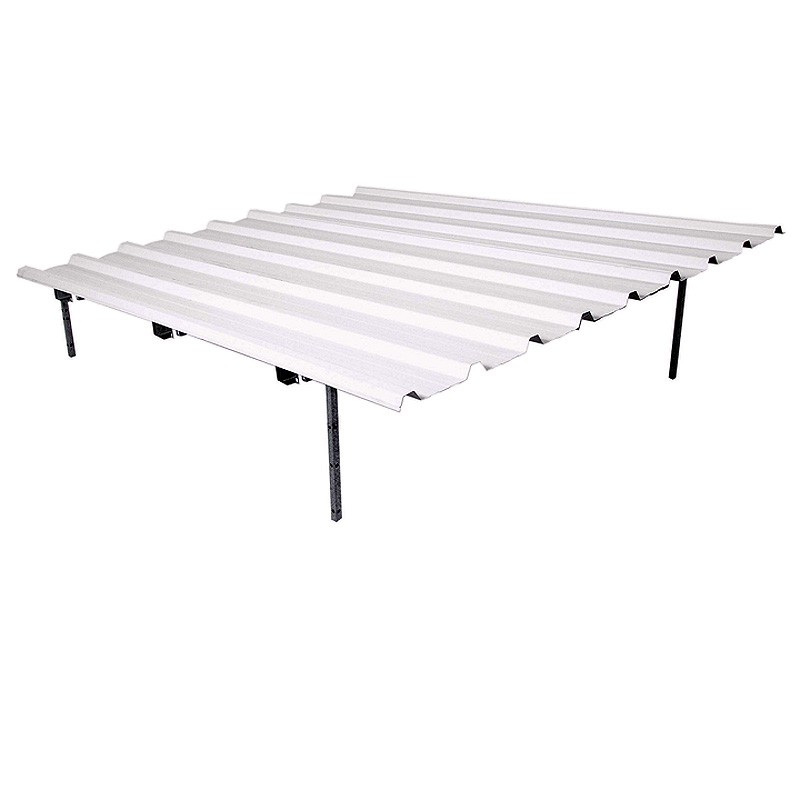 Techo de chapa lacada para boxes de perros - 150x200 cms.