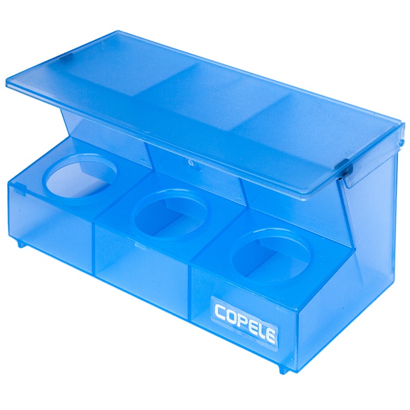 Comedero-Tolva 3 Huecos Palomas Translúcido