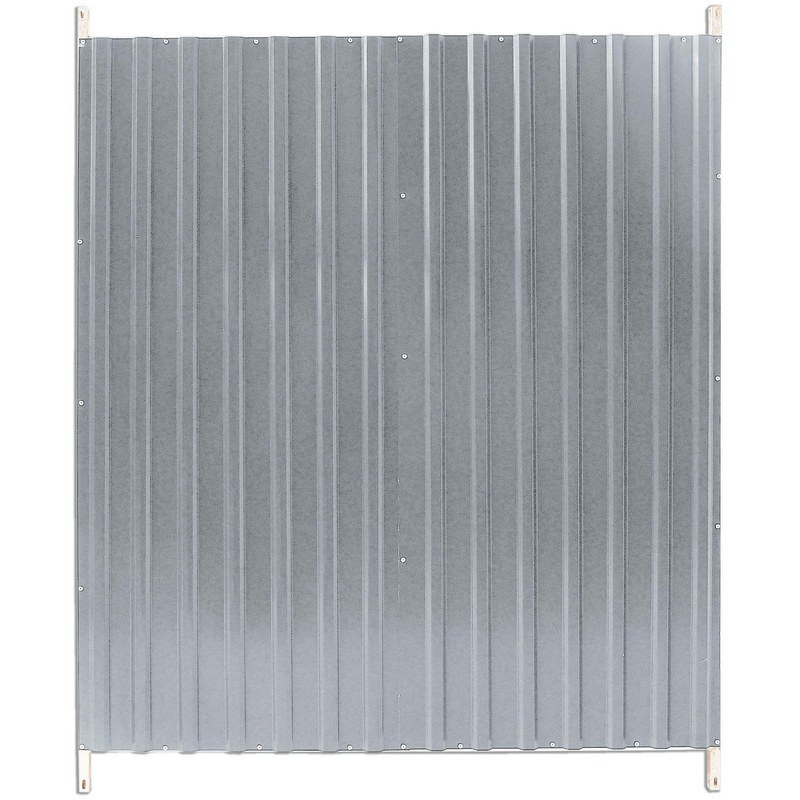 Lateral de chapa para boxes de perros - 150x185 cms.