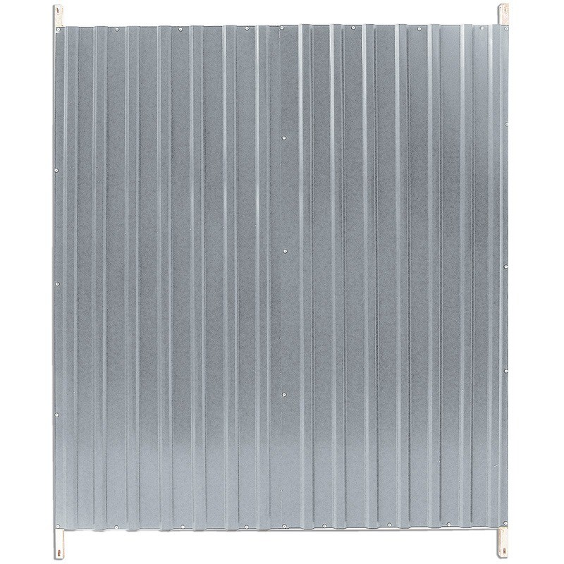 Lateral de chapa para boxes de perros - 200x185 cms.