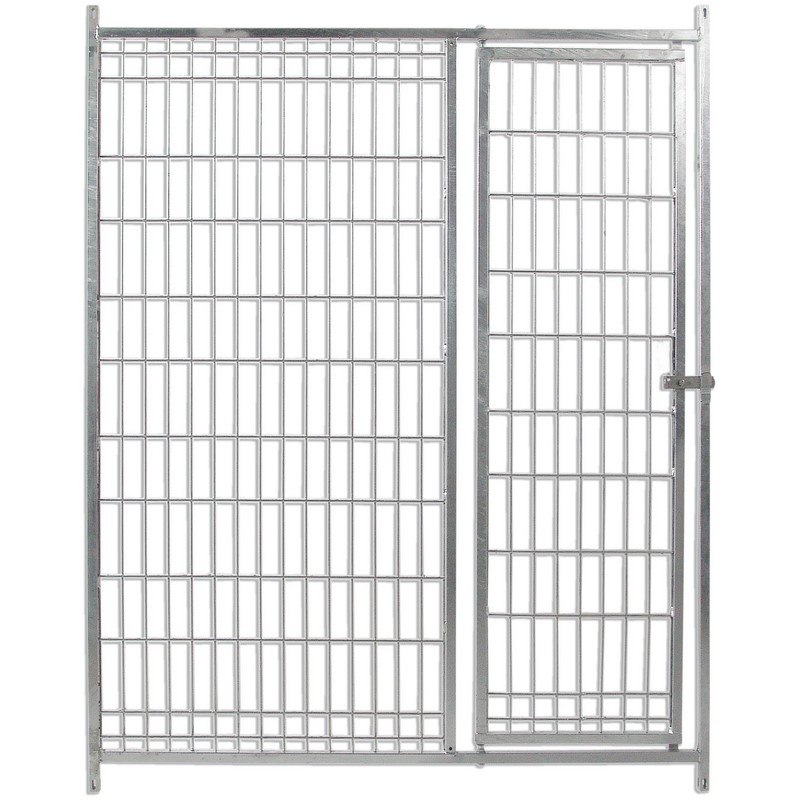 Frente de malla de 5x10 cms. con puerta - 150x185 cms.