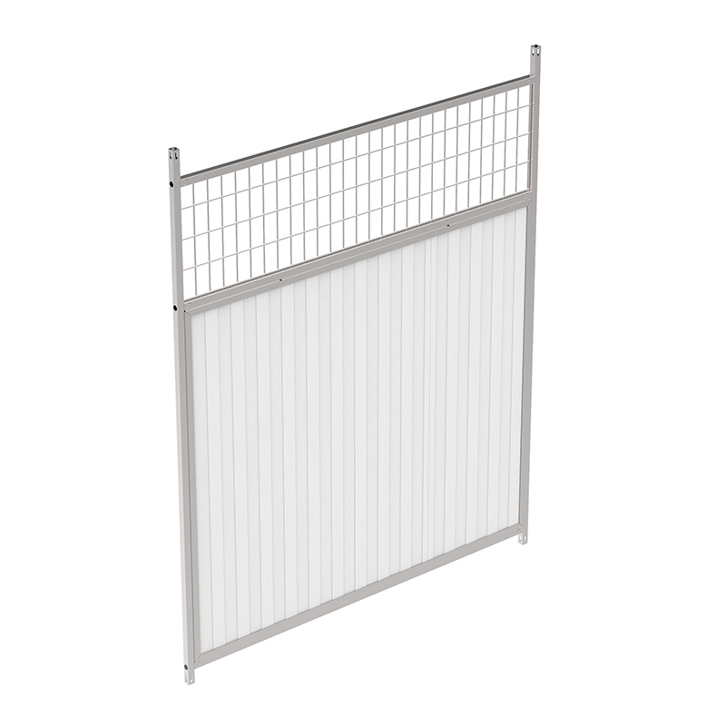 Lateral de sandwich 30 mm. mixto para boxes - 150x185 cms.