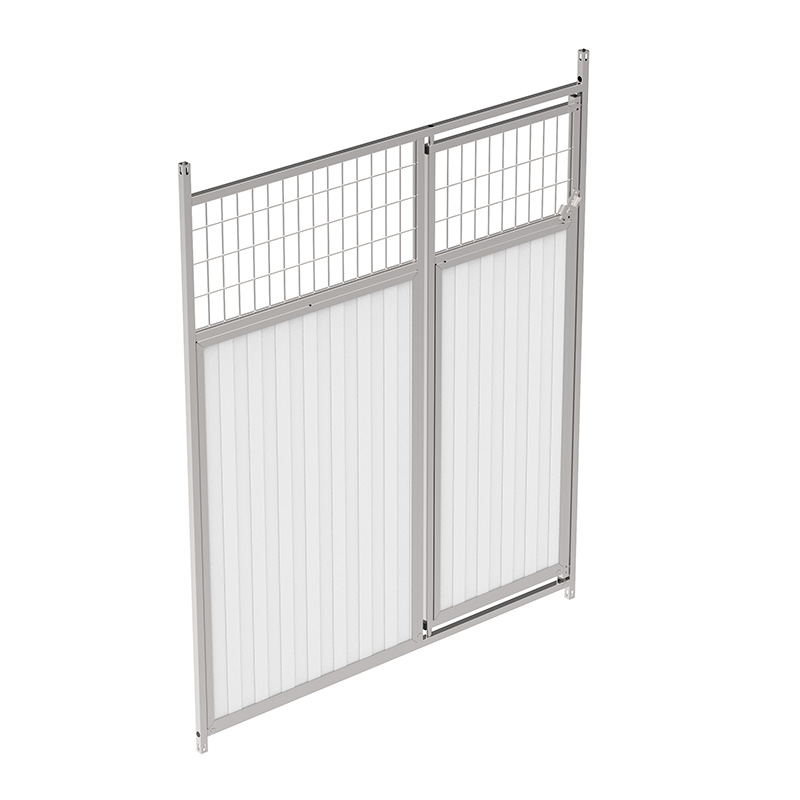 Frente de sandwich 30 mm. mixto con puerta - 150x185 cms.