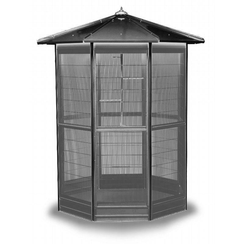 Pajarera 8 lados Galvanizada