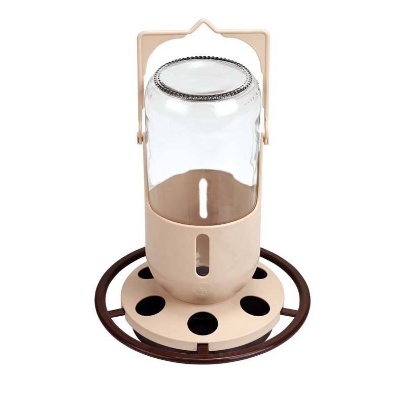 Comedero/Bebedero Botella Cristal