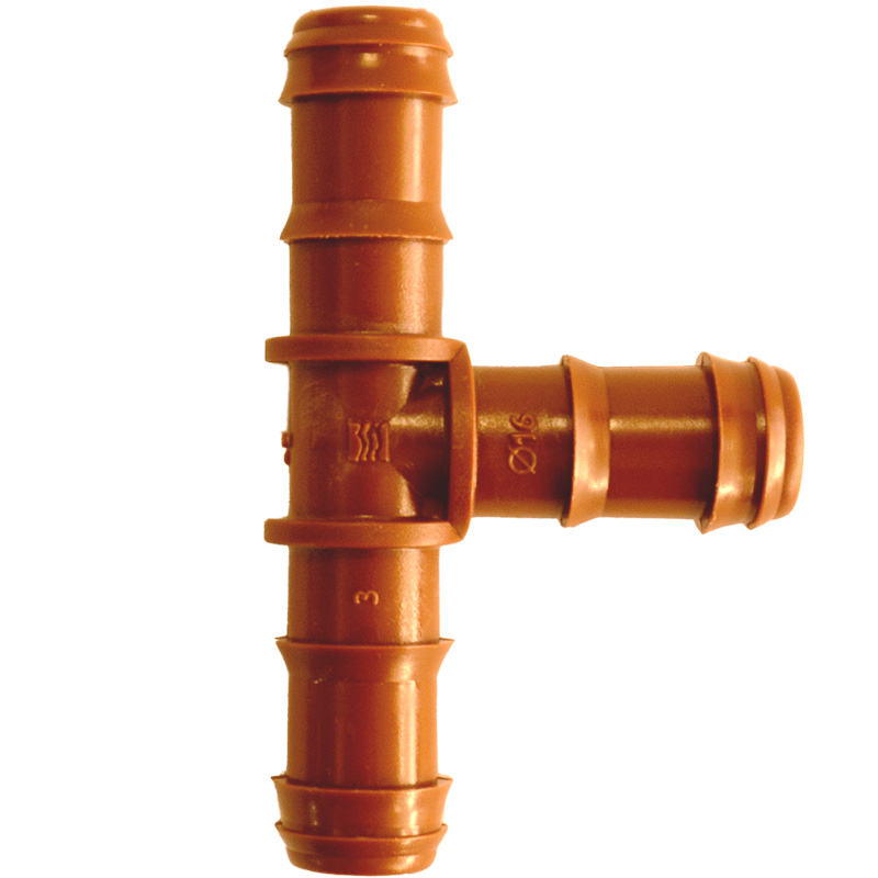 Conexión "T" 16MM Marron