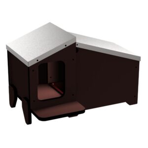 Caseta Patos C/Nido 64x44xh44CM Fenolico