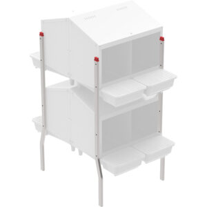 Kit de patas para ponedero Platinum - 2  pisos 2 caras