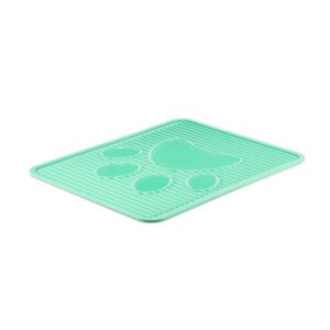 Alfombrilla de plástico para comedero y bebedero