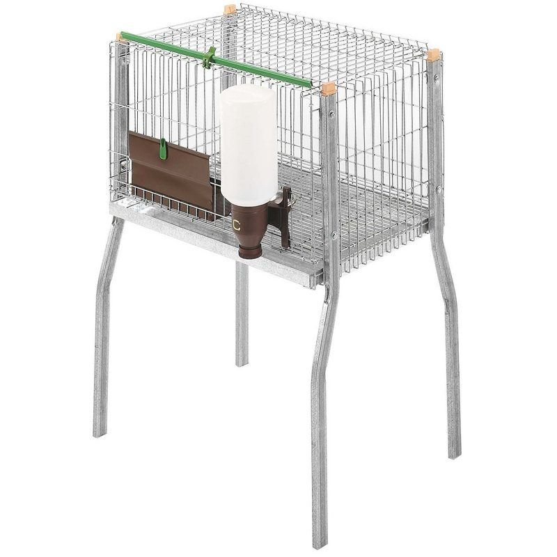 Cage Petits Animaux 1 Compartiment avec Pieds