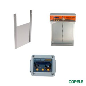 Puerta guillotina para gallinero