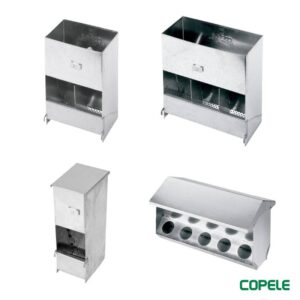 Tolva comedero para conejos