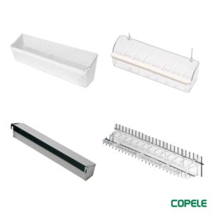 Comederos lineales para pájaros