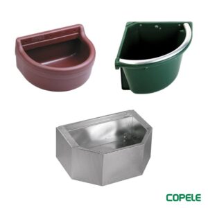 Comedero para caballos manuales